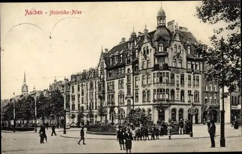 Ak Aachen in Nordrhein Westfalen, Heinrichs Allee