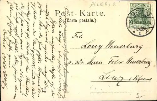 Litho Das Postwesen, Thurn und Tax'sche Post, Postkutsche