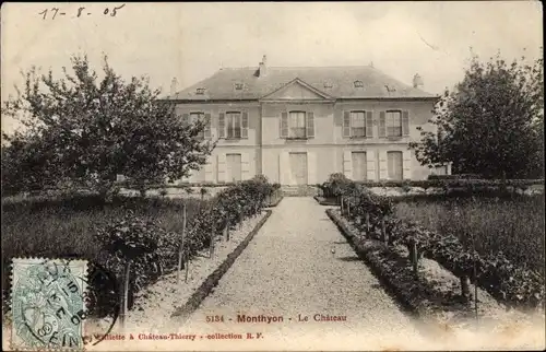 Ak Monthyon Seine et Marne, Le Chateau