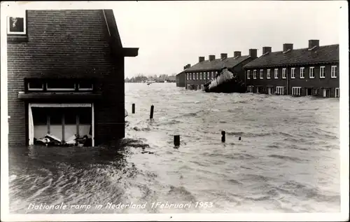 Ak Raamsdonksveer Nordbrabant, Nationale ramp in Nederland, 1 Februari 1953