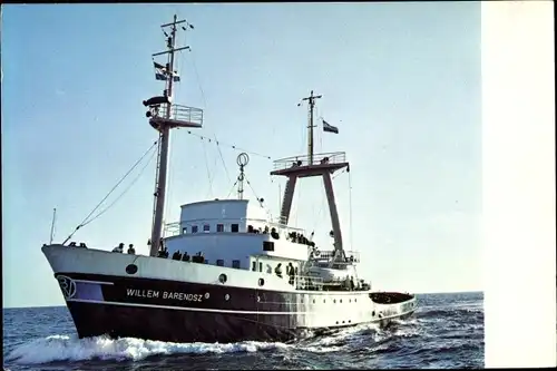 Ak Motorzeesleepboot Willem Barendsz, Schlepper, Wijsmuller, Ijmuiden