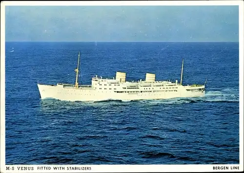 Ak Dampfer MS Venus, Bergen Line