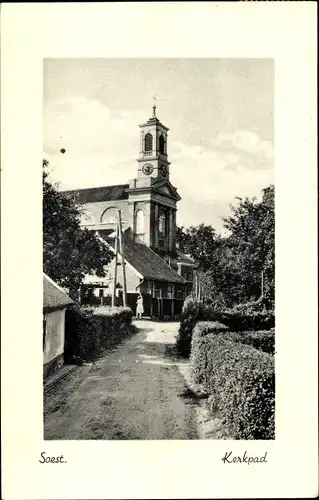 Ak Soest Utrecht Niederlande, Kerkpad