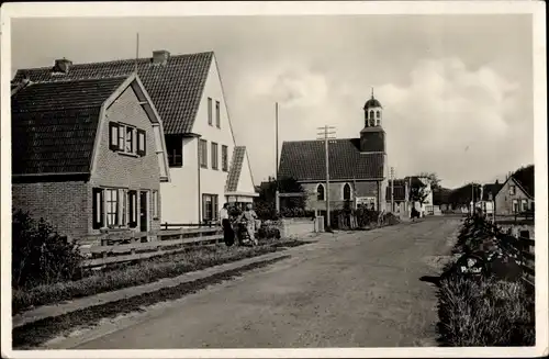 Ak De Koog Texel Nordholland Niederlande, Aankomst, Ortspartie