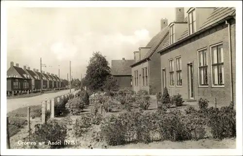 Ak Andel Nordbrabant Niederlande, Straßenpartie, Häuser, Siedlung