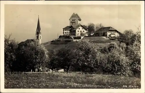 Ak Uster Kanton Zürich, Blick auf den Ort