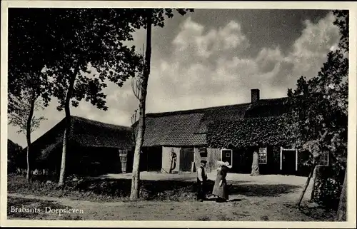 Ak Nordbrabant Niederlande, Brabantsch Dorpsleven, Wohnhaus