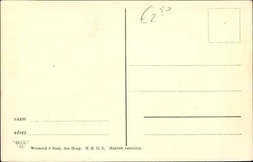 Ak Nordbrabant Niederlande, Brabantsch Dorpsleven, Wasserschöpferin