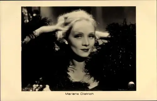 Ak Schauspielerin Marlene Dietrich, Portrait, Ross Verlag 6380/1