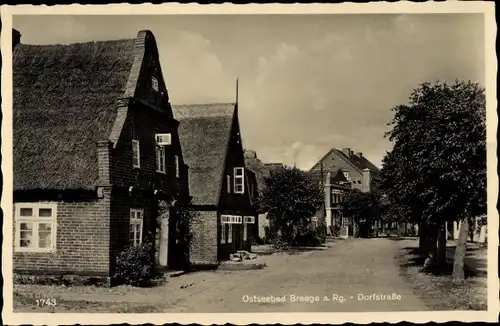 Ak Breege auf Rügen, Dorfstraße