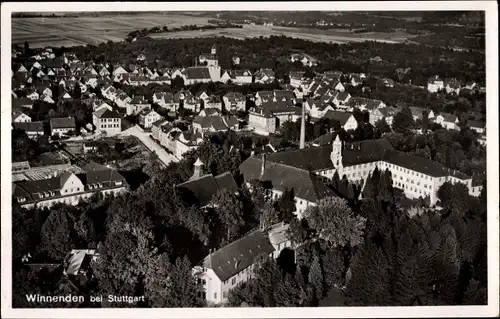 Ak Winnenden in Württemberg, Fliegeraufnahme
