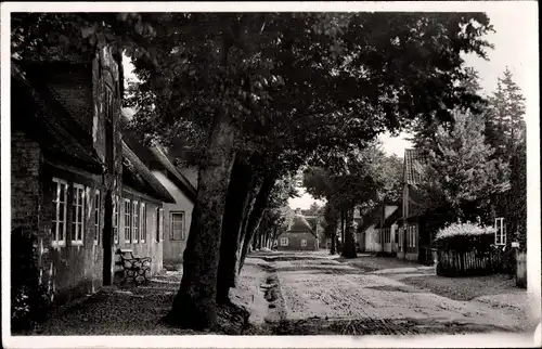 Foto Ak Nieblum Insel Föhr, Dorfstrasse