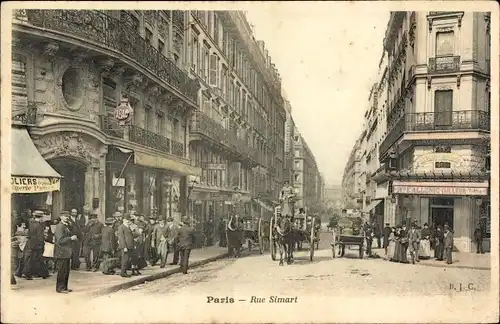 Ak Paris XVIII., Rue Simart, Tailleur Fallenic