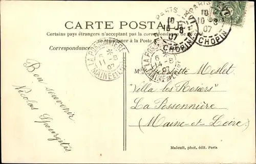 Ak Paris XVI., Rue de la Pompe