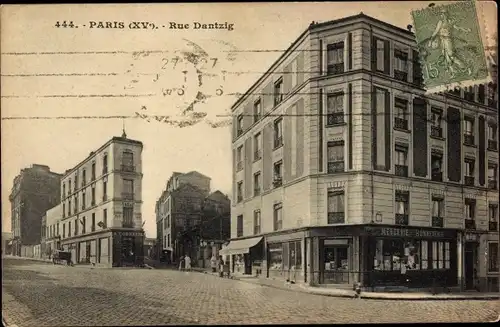 Ak Paris XV., Rue Dantzig, Mercerie