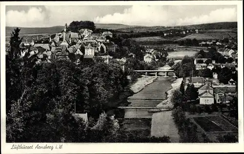 Ak Arnsberg im Sauerland Westfalen, Panoramablick