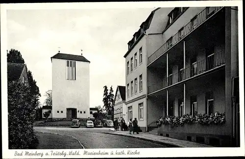 Ak Bad Meinberg am Teutoburger Wald, Marienheim, Kath. Kirche