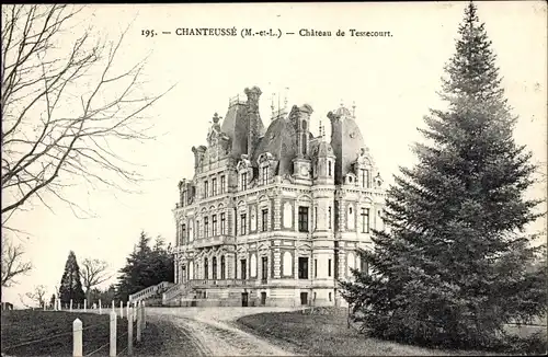 Ak Chanteussée Champteussé Maine et Loire, Chateau de Tessecourt