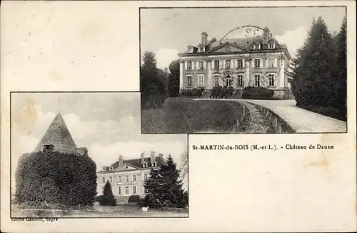 Ak Saint Martin du Bois Maine et Loire, Chateau de Danne