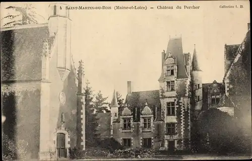 Ak Saint Martin du Bois Maine et Loire, Chateau du Percher