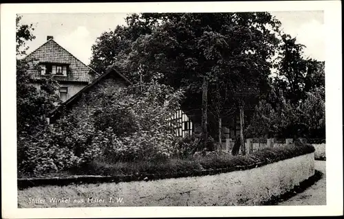 Ak Hilter am Teutoburger Wald, Stiller Winkel, Ortspartie