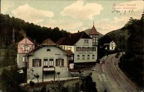 Ak Bad Bergzabern Rheinland Pfalz, Kurhotel Conrad, vormals Hollermühle