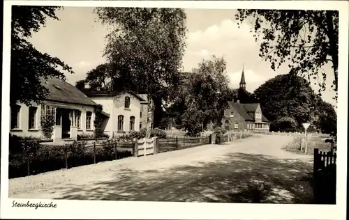 Ak Flensburg in Schleswig Holstein, Steinbergkirche