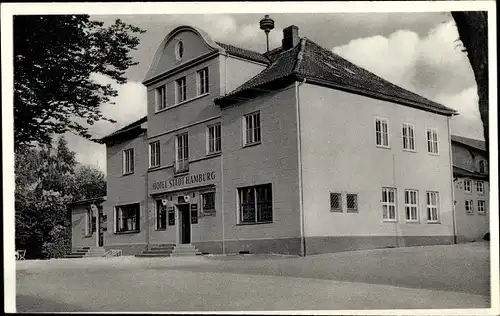 Ak Schwarzenbek im Herzogtum Lauenburg, Hotel Stadt Hamburg