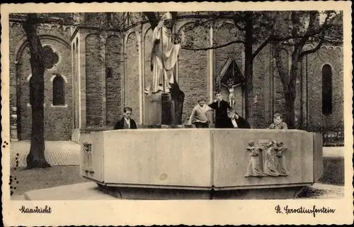 Ak Maastricht Limburg Niederlande, St. Servatiusfontein