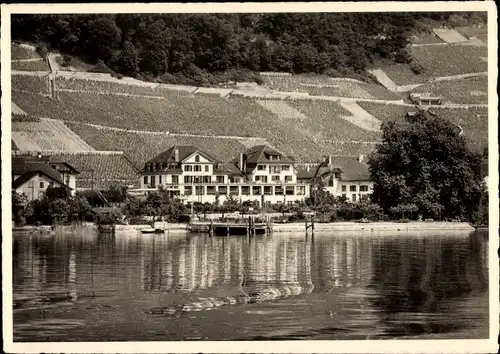 Ak Twann Kanton Bern, Hotel Bären am Bielersee