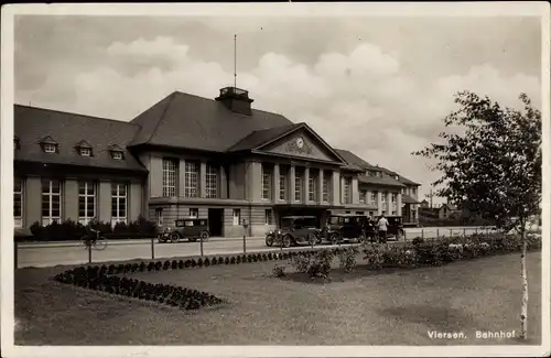 Ak Viersen in Nordrhein Westfalen, Bahnhof