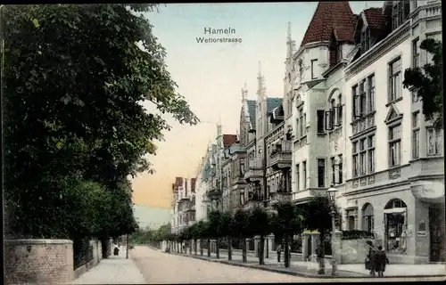 Ak Hameln an der Weser Niedersachsen, Wettorstraße