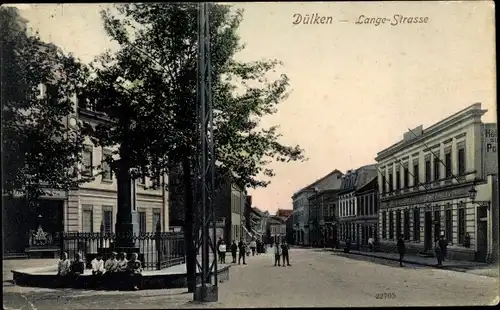 Ak Dülken Viersen in Nordrhein Westfalen, Lange Straße, Hotel zur Post