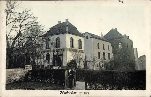 Ak Odenkirchen Mönchengladbach am Niederrhein, Burg Hotel