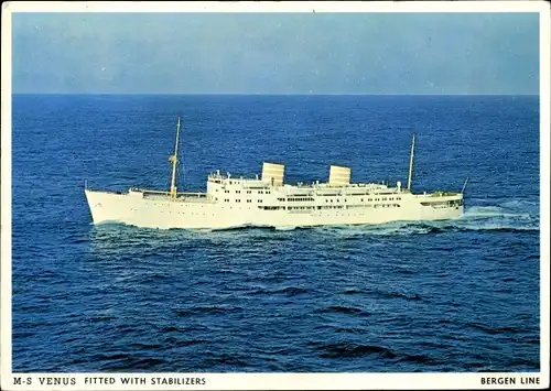 Ak Dampfer MS Venus, Bergen Line