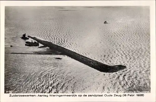 Ak Wieringermeer Hollands Kroon Nordholland Niederlande, Zuiderzeewerken, Oude Zeug, 1928