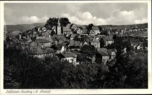 Ak Arnsberg Westfalen, Totalansicht der Altstadt