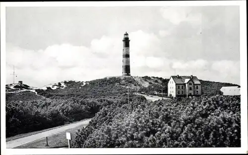 Ak Insel Amrum in Nordfriesland, Leuchtturm