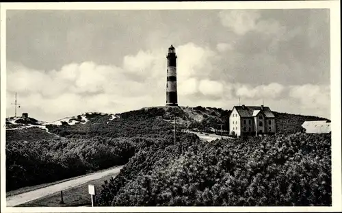 Ak Insel Amrum in Nordfriesland, Leuchtturm