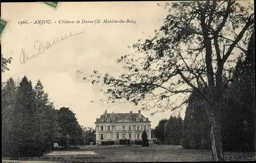 Ak Saint Martin du Bois Maine et Loire, Chateau de Danne