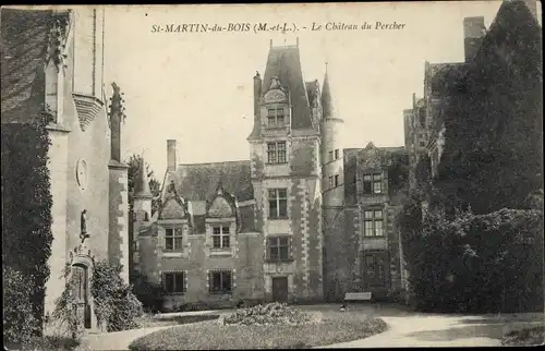 Ak Saint Martin du Bois Maine et Loire, Chateau du Percher