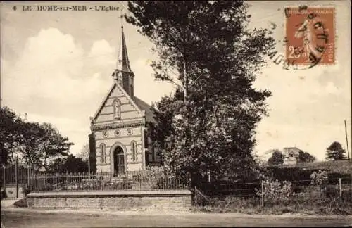 Ak Le Home sur Mer Calvados, L'Eglise