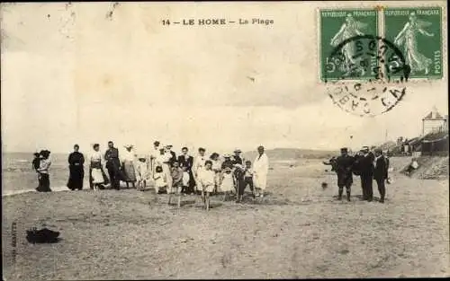 Ak Le Home sur Mer Calvados, La Plage