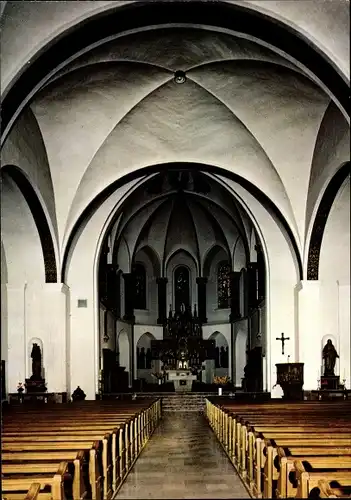 Ak Lohne in Oldenburg, Inneres der St. Getrudkirche