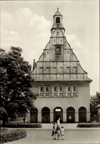 Ak Schkeuditz in Sachsen, Rathaus