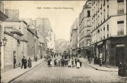 Ak Paris XI, Rue de Charonne