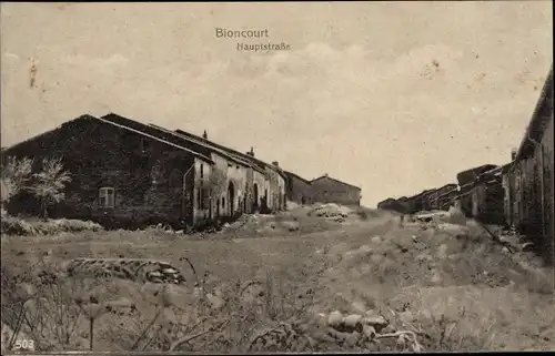 Ak Brin Bioncourt Meurthe et Moselle, Hauptstraße