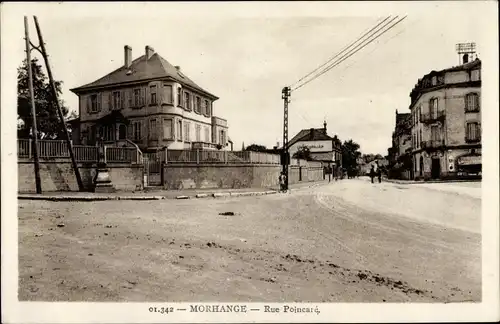 Ak Morhange Mörchingen Lothringen Moselle, Rue Poincare