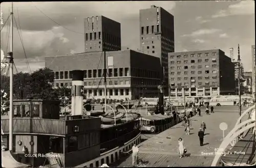 Ak Oslo Norwegen, Radhuset