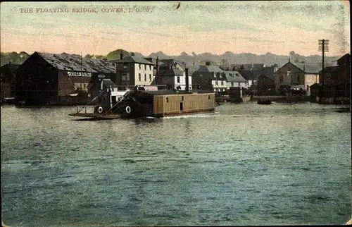 Ak Cowes Isle of Wight England, The Floating Bridge